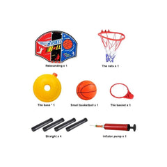 Mini Panier de Basketball Lot de Jeu Basket-ball Panneau de Basket Réglable avec Ballon